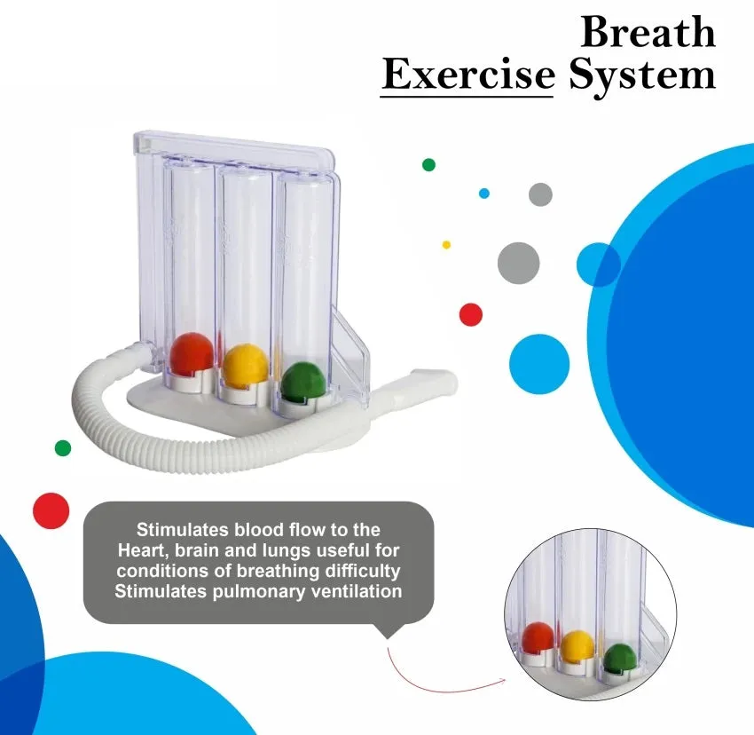 3 Ball Respirometer for Lung Exerciser (STEM Activities)