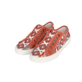 900-S035 Montana West Aztec Print Canvas Shoes - By Case (12 Pairs/Case)