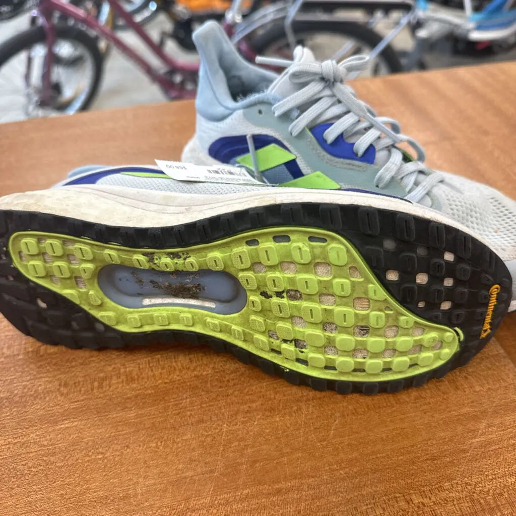 Adias - Women's Stable frame - Running Shoes - MSRP $200: Blue/Green-women-W7.5