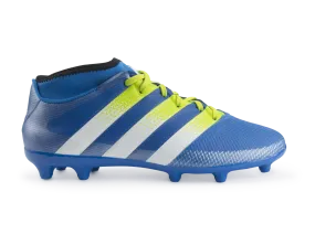 adidas Men's ACE 16.3 Primemesh FG/AG Blue/White/Solar Slime