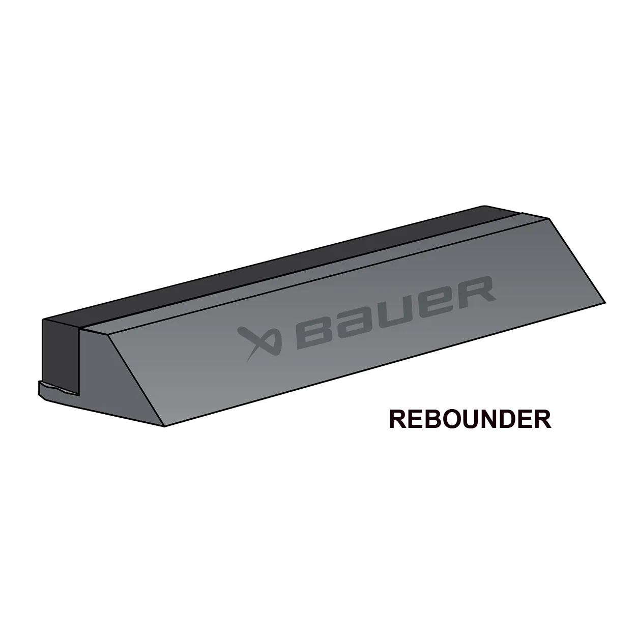 BAUER SYNTHETIC ICE TILE SINGLE SIDE EDGE REBOUNDER