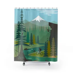 Bend Shower Curtain