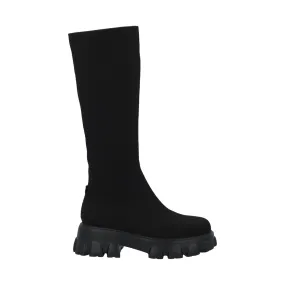 Biaprima Black High Sock Boots