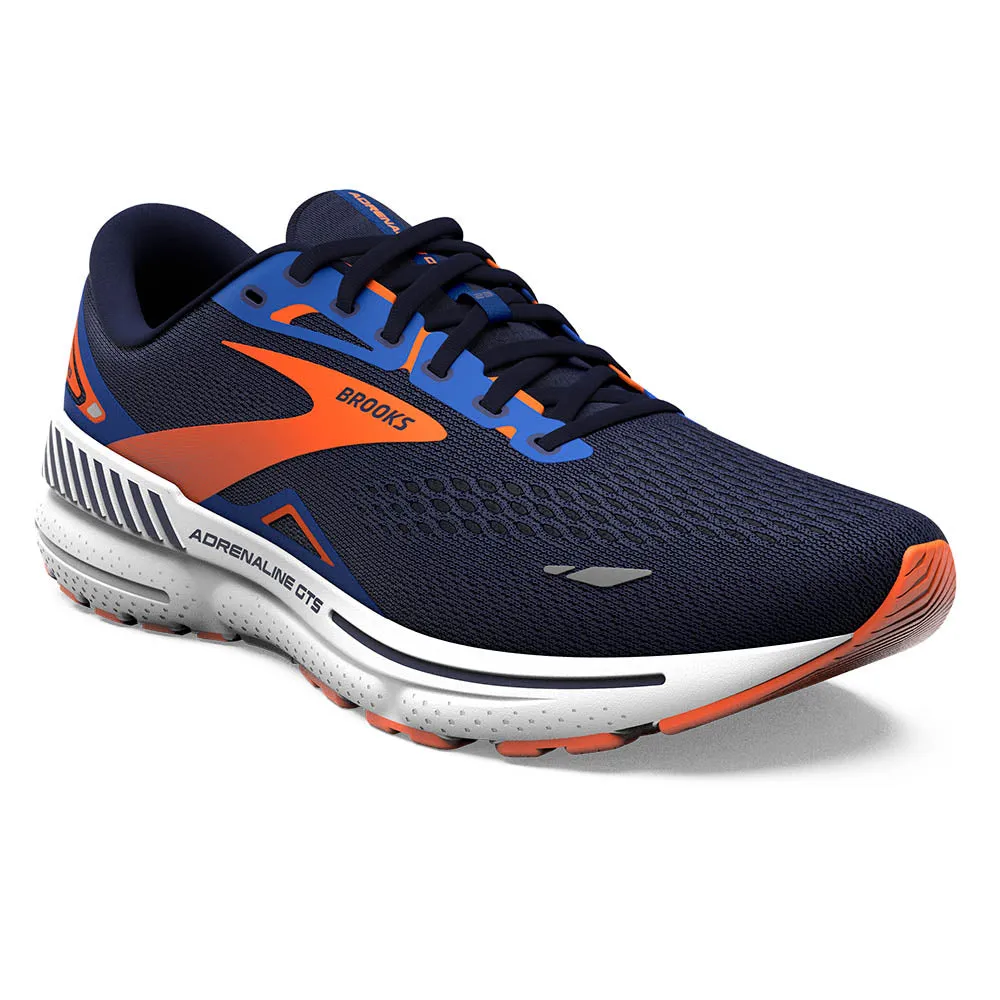 Brooks Adrenaline GTS 23 (Mens) - Peacoat/Orange/Surf The Web