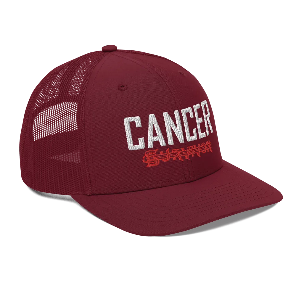 Cancer Survivor Tattoo Trucker Hat