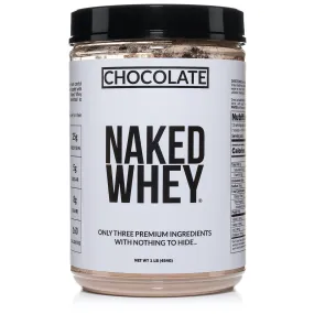 Chocolate Whey Protein Powder 1lb | Naked Chocolate Whey - 1LB