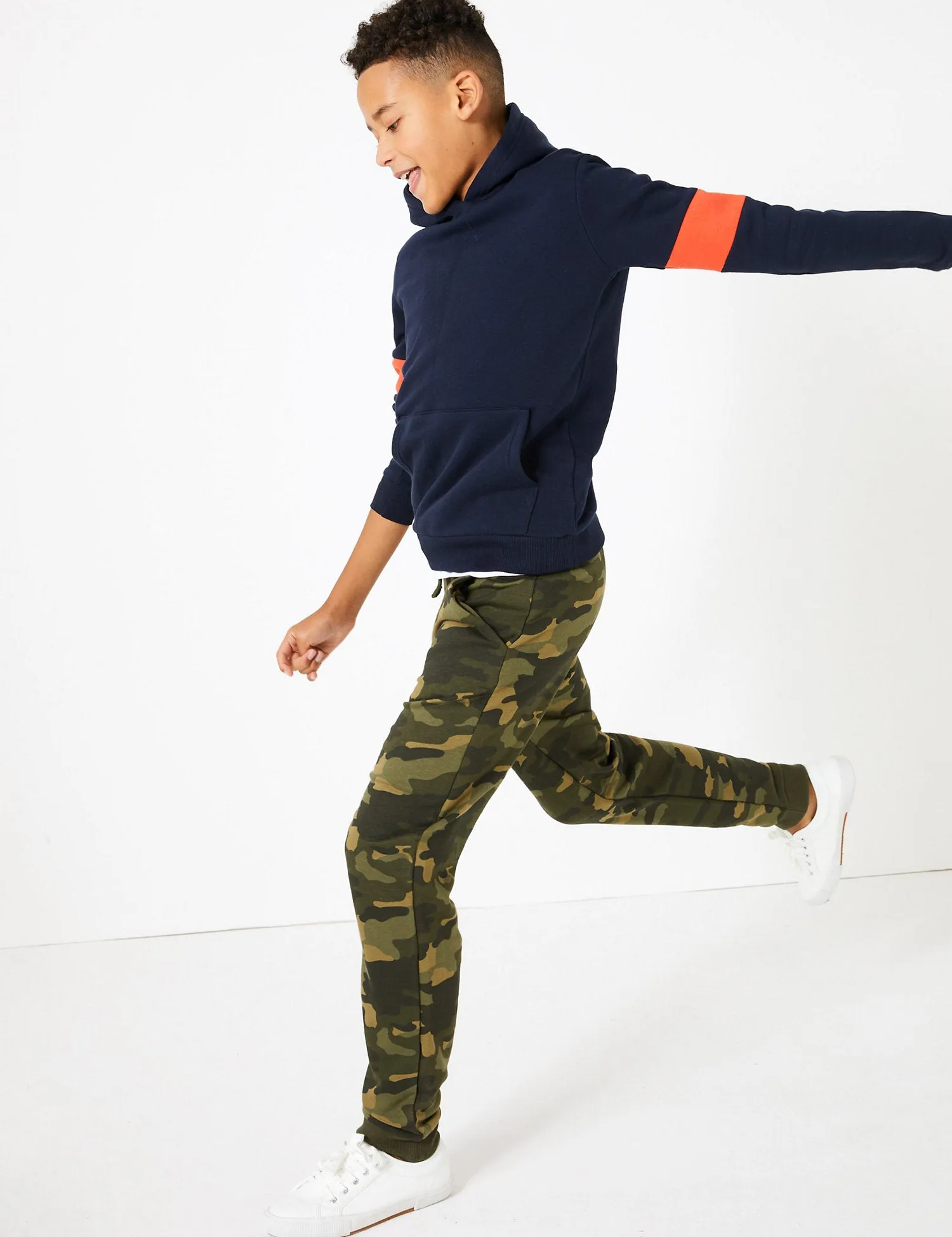 Cotton Camouflage Joggers