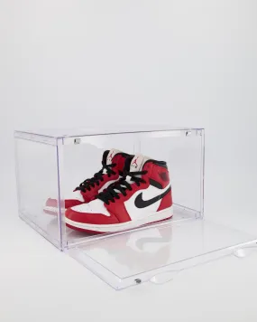 CT SNEAKER BOX SIDE DROP DISPLAY (2 BOXES) - ALL CLEAR ACRYLIC