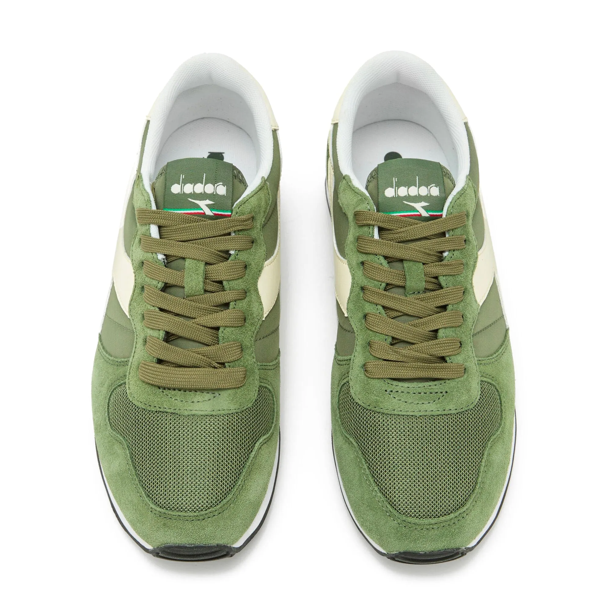 Diadora Camaro Trainers - Olivine / Whisper White