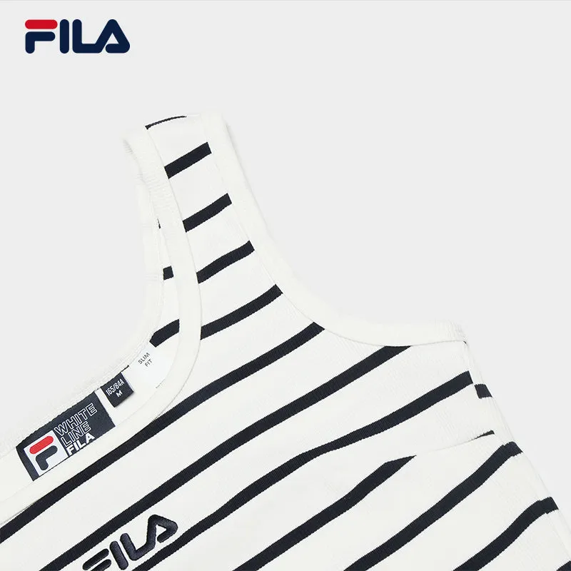 FILA CORE LIFESTYLE ORIGINALE FRENCH TENNIS CLUB Women Cotton Tank Top (White)