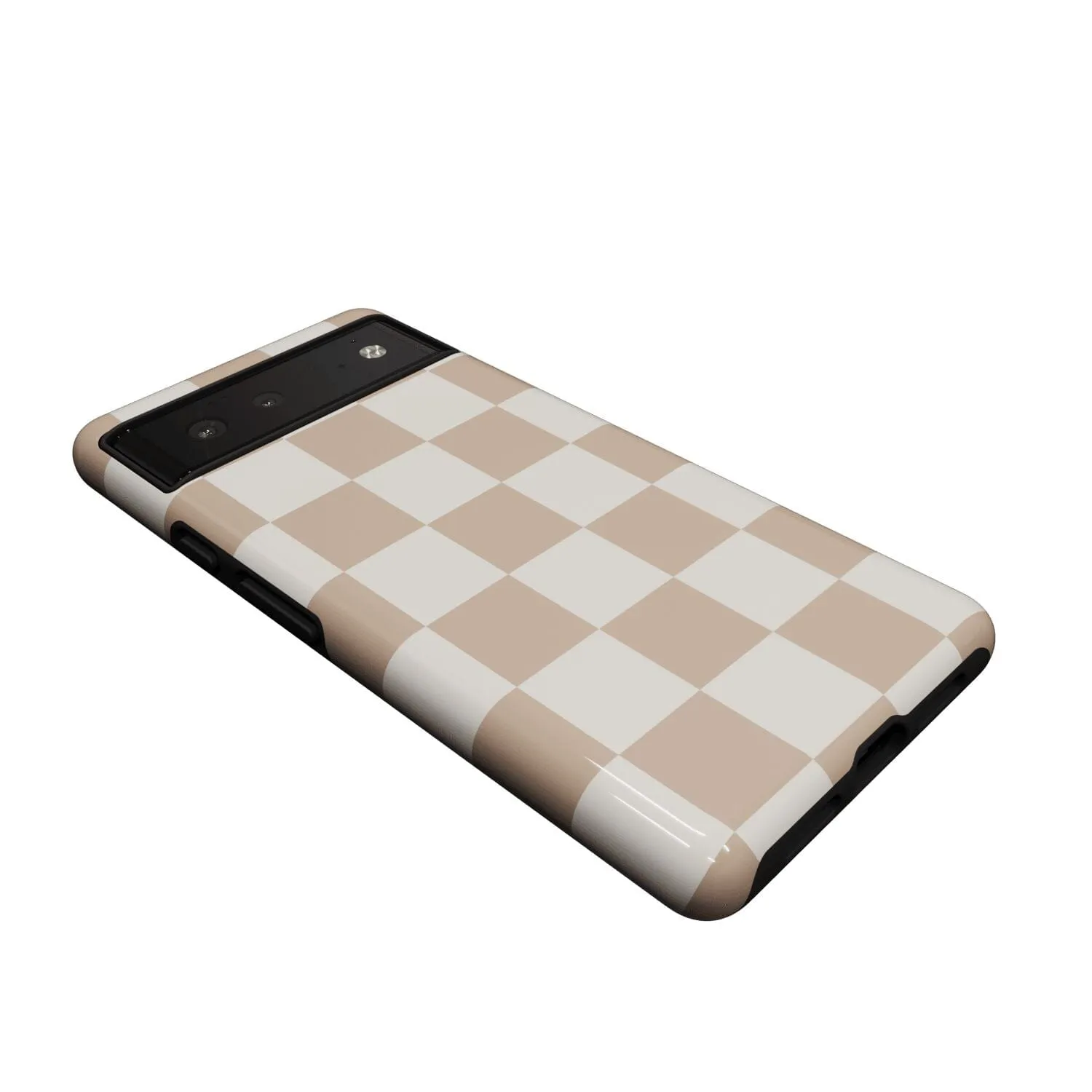 Fit Check | Neutral Checkerboard Google Pixel Case