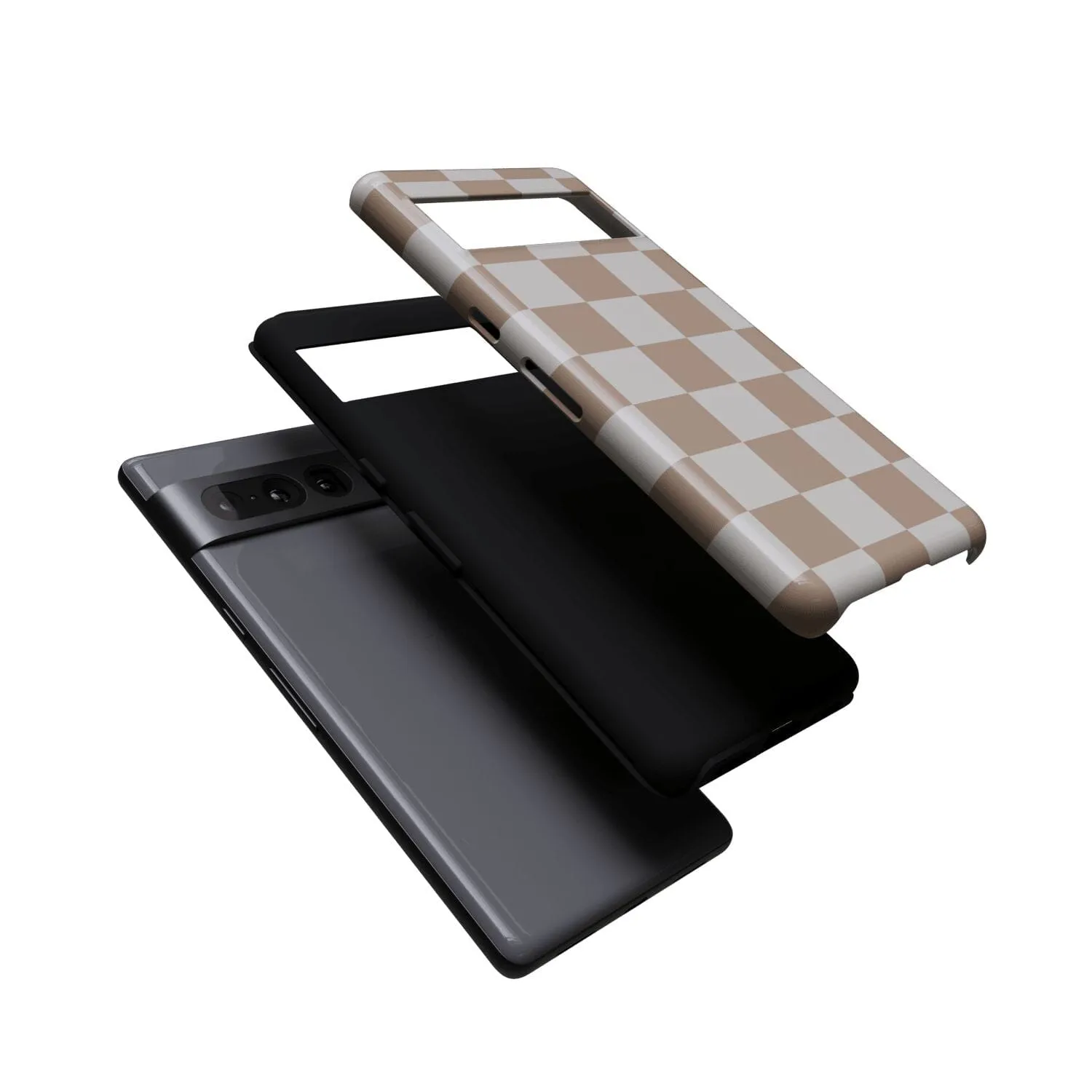 Fit Check | Neutral Checkerboard Google Pixel Case