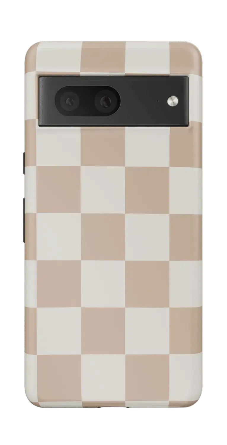 Fit Check | Neutral Checkerboard Google Pixel Case