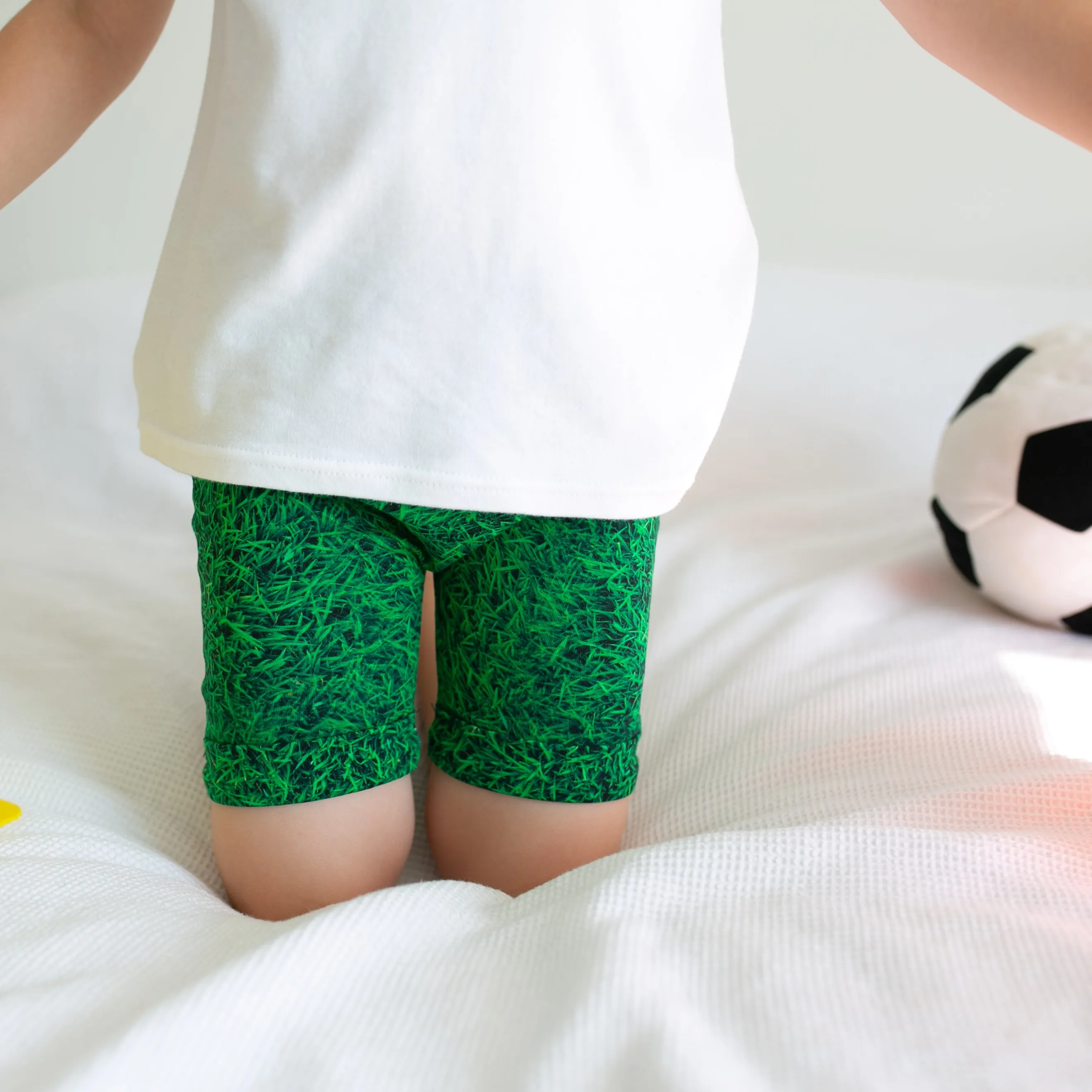 Grass print shorts