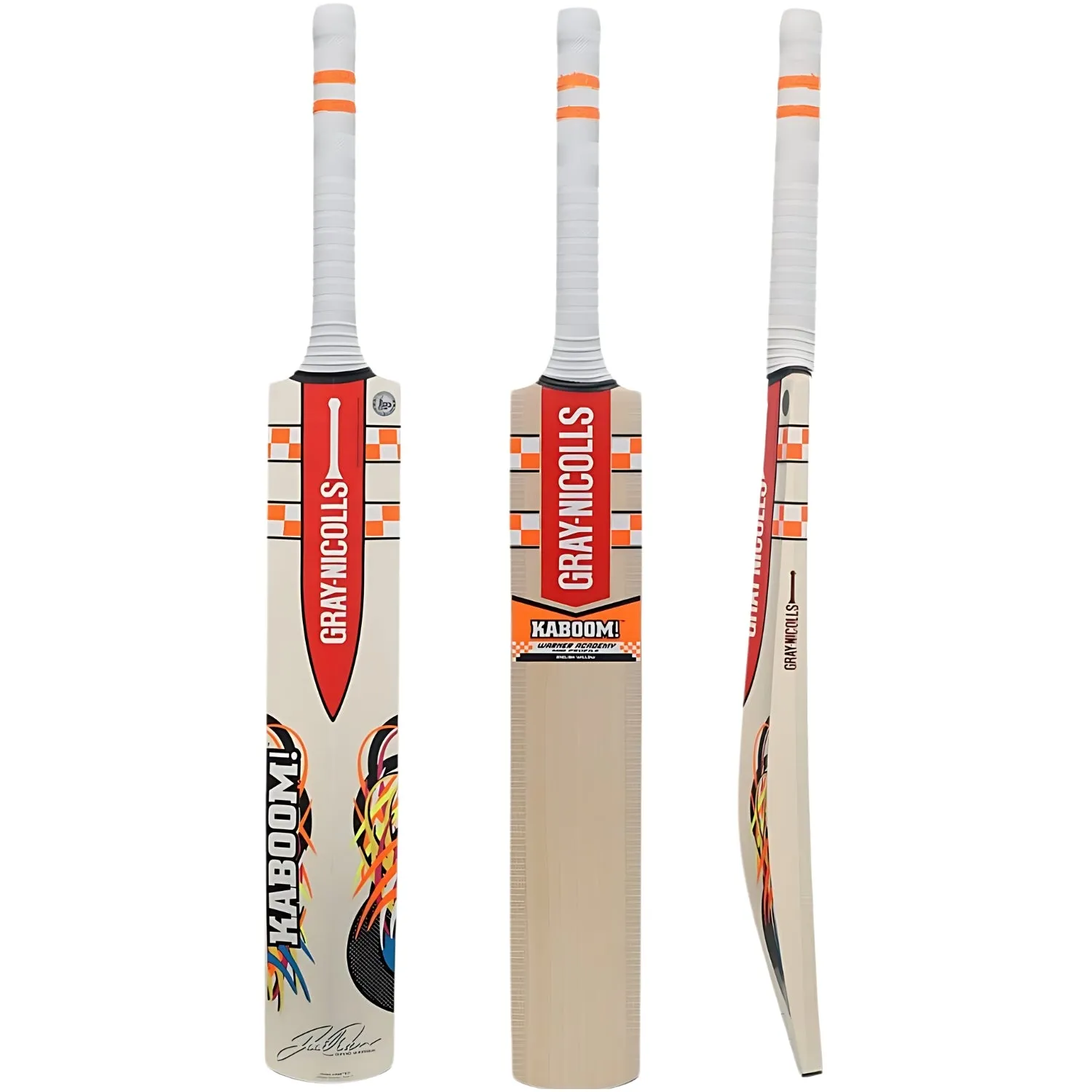 Gray Nicolls Cricket Bat Kaboom Warner Academy Mid Profile