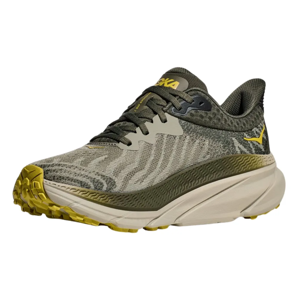 Hoka Challenger 7 Olive Haze/Forest Cover Running Shoe (Men's)