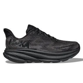 Hoka Clifton 9 Womens | Black / Black