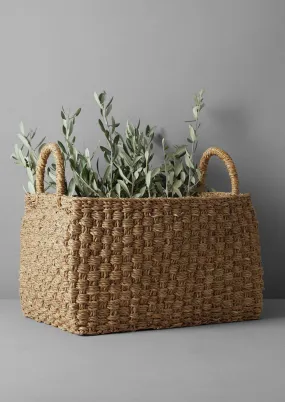 Large Chatai Weave Hogla Basket | Natural