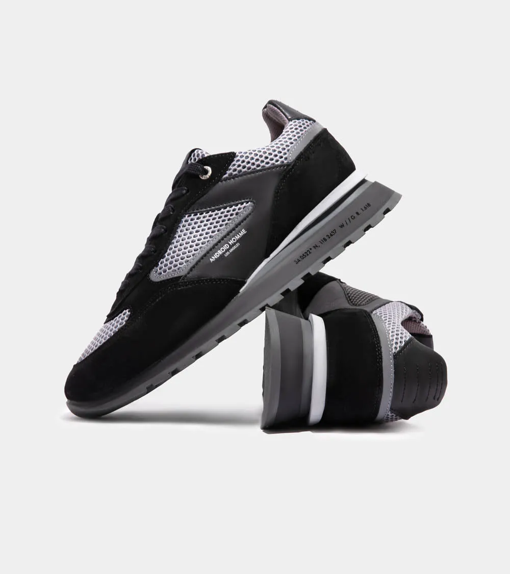 Lechuza Racer | Black Suede Himalaya Mesh AHP241-23