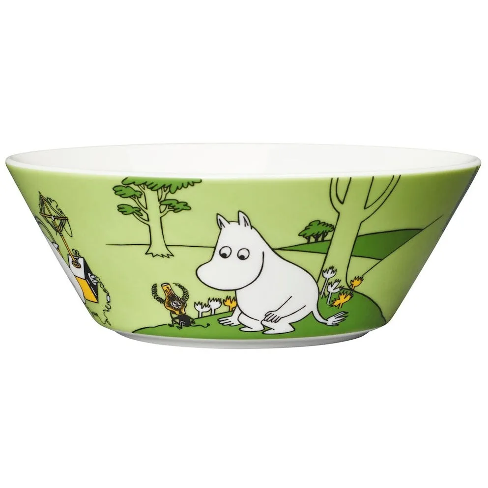 Moomin Bowl Moomintroll Grass Green