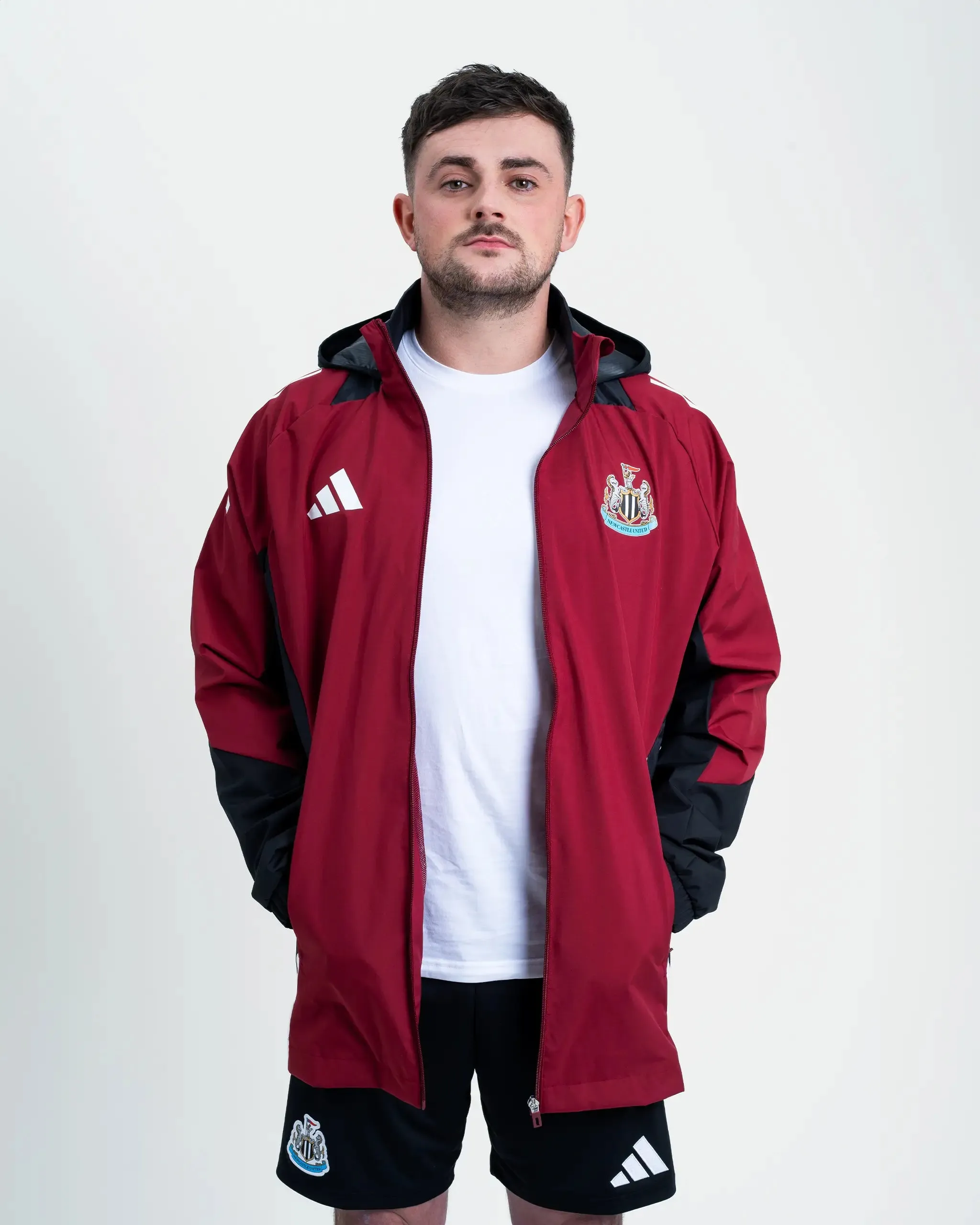 Newcastle United adidas 24/25 Players' All Weather Jacket