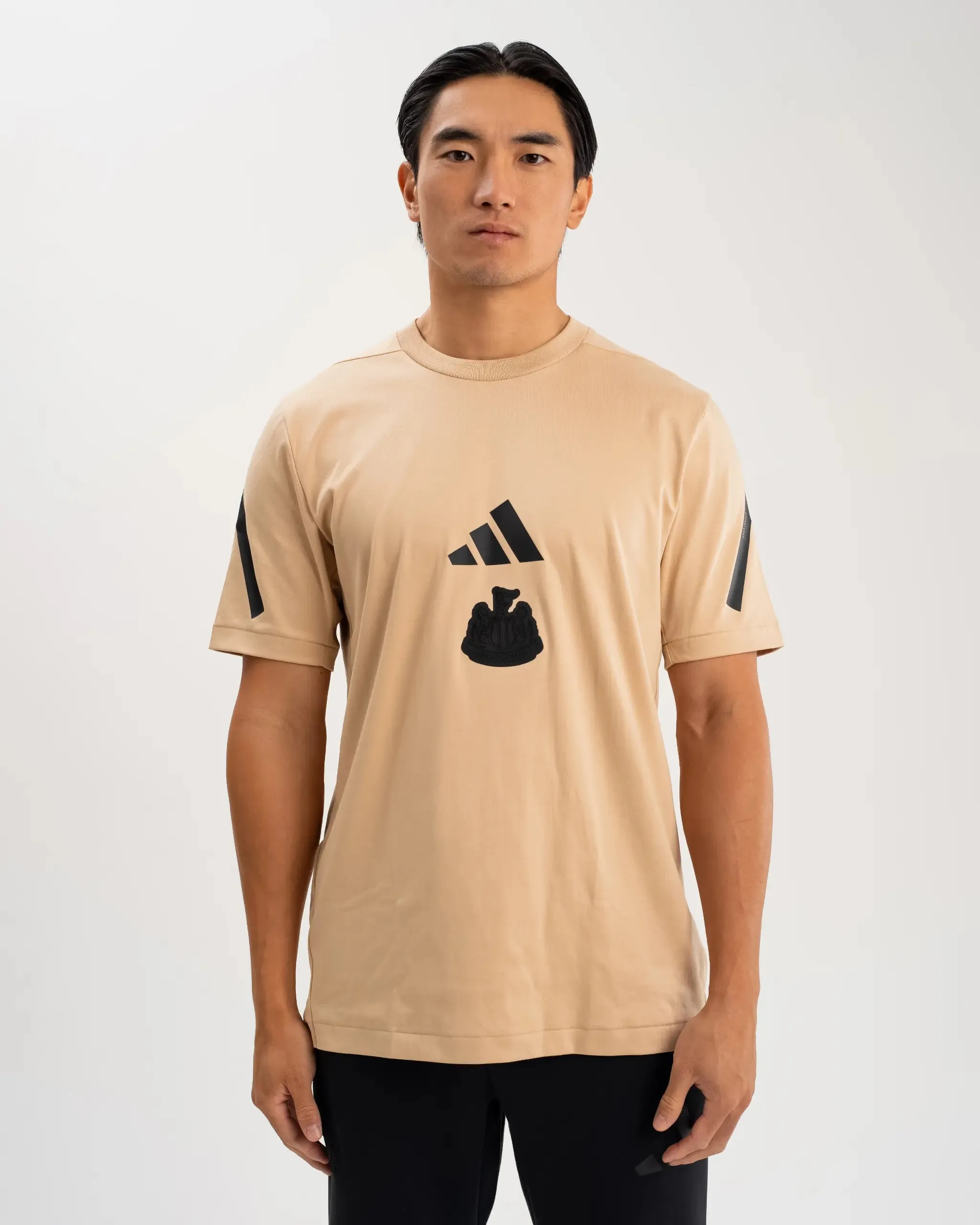 Mens adidas Newcastle United Beige Z.N.E. T-Shirt