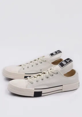 RICK OWENS DRKSHDW x CONVERSE DC01BX727 CTDR1 DRKSTAR OX WHITE